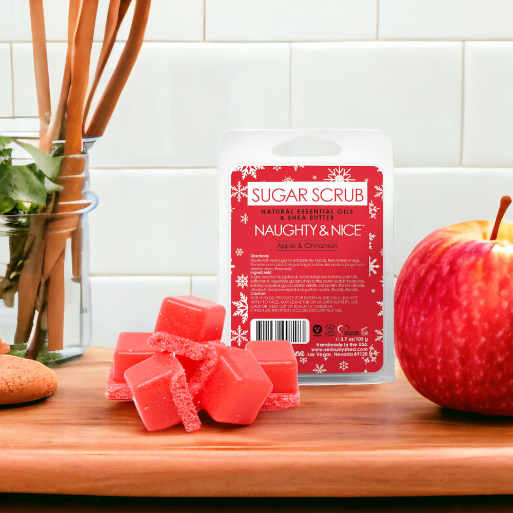 Exfoliating Sugar Scrub | Naughty & Nice (Apple + Cinnamon)