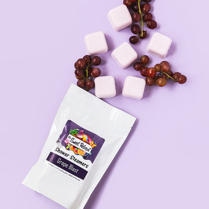 Sweet Retreat Fun & Fruity Shower Steamers (6-Pack) | Grape Blast