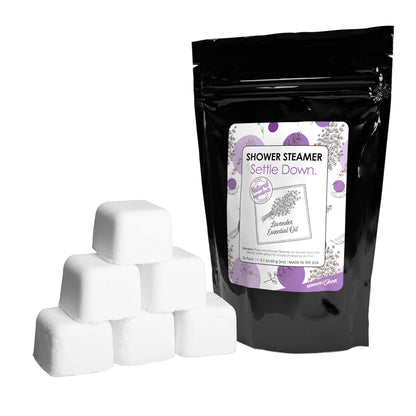 Aromatherapy Shower Steamers (6-pack) | Settle Down (Lavender)