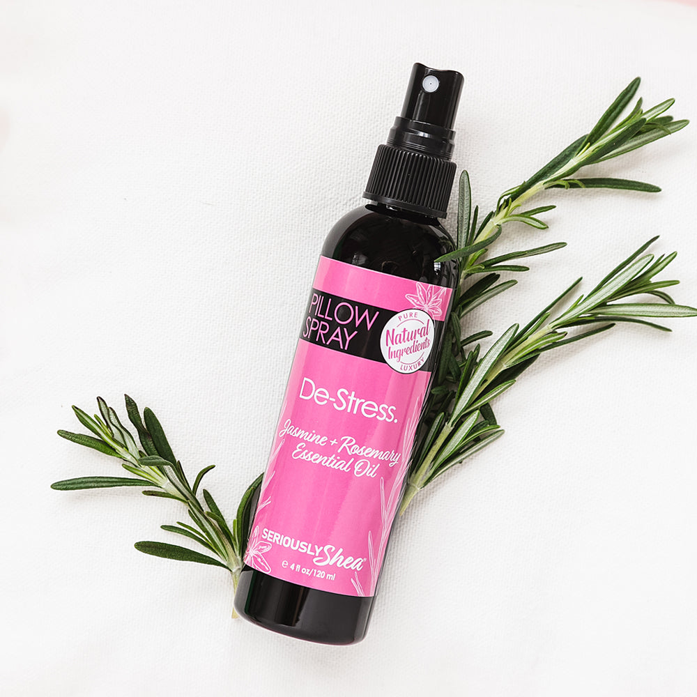 Aromatherapy Pillow Spray | De-Stress (Jasmine + Rosemary)