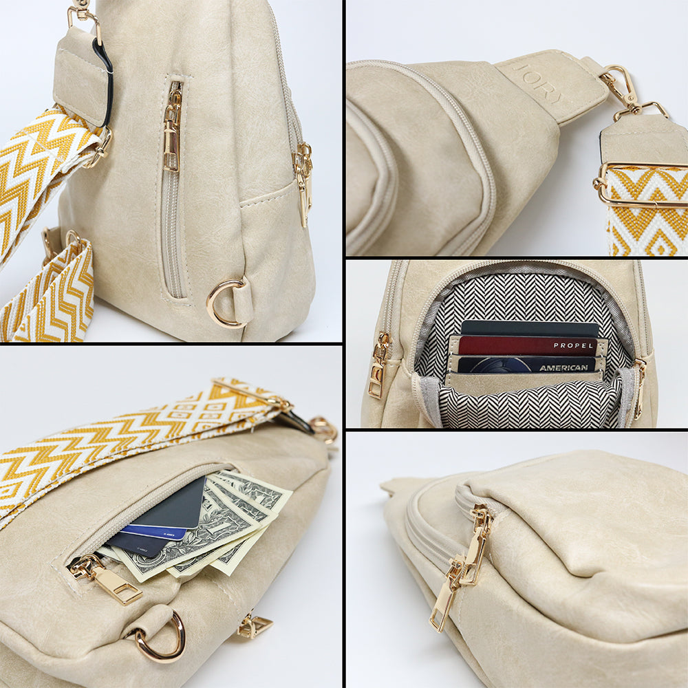 Rebeca Crossbody Sling Bag | Ivory