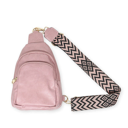 Rebeca Crossbody Sling Bag | Blush