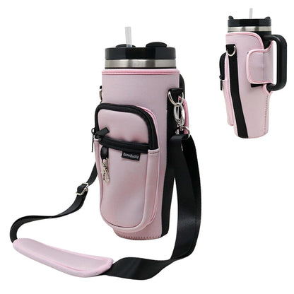 Tumbler Crossbody Holder Sling Bag | Light Pink