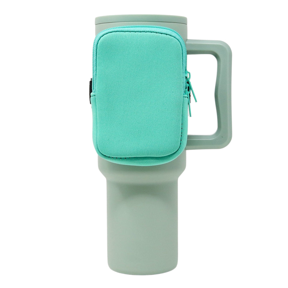 Tumbler Zippered Carry Pouch | Aqua