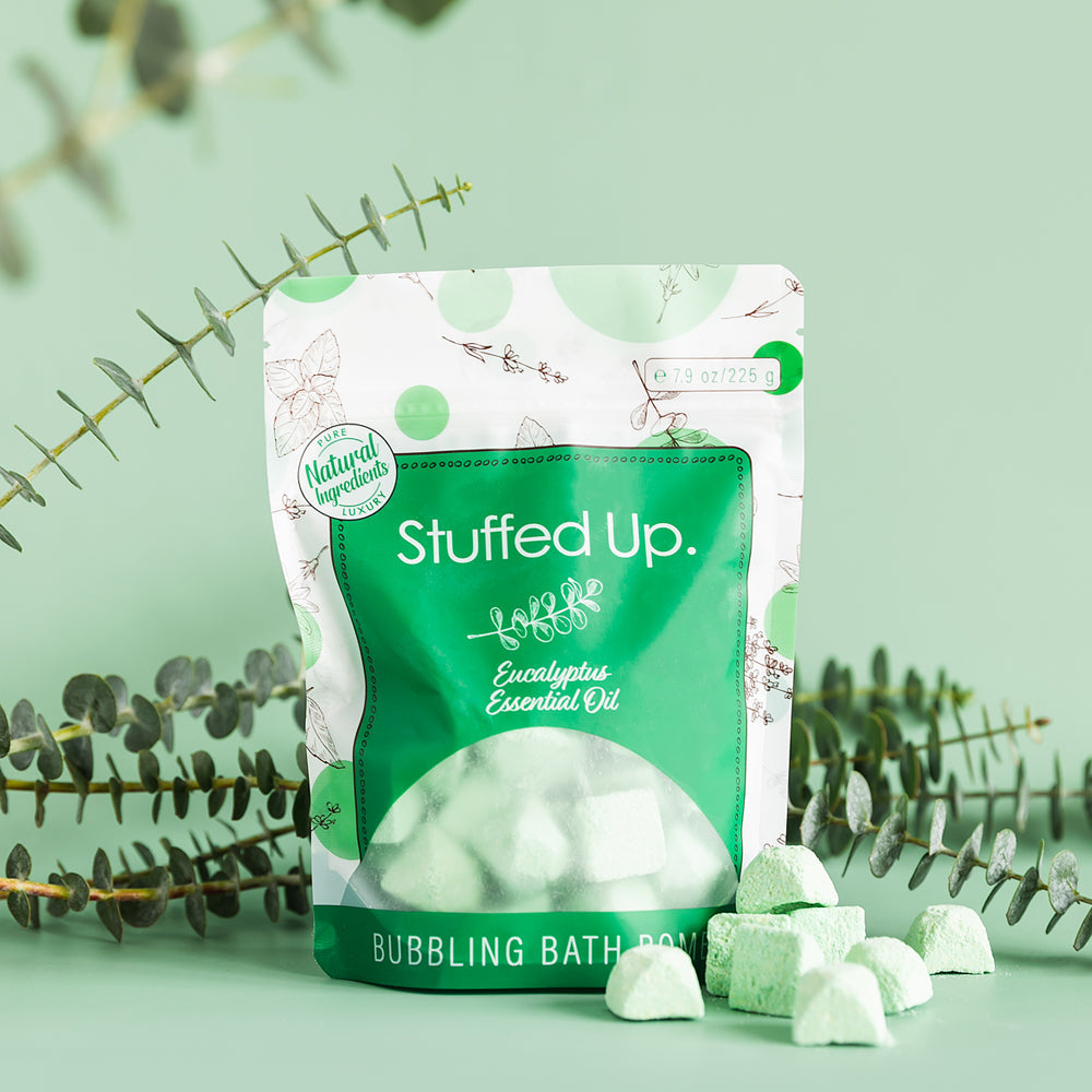 Bubbling Bath Bombs | Stuffed Up (Eucalyptus)