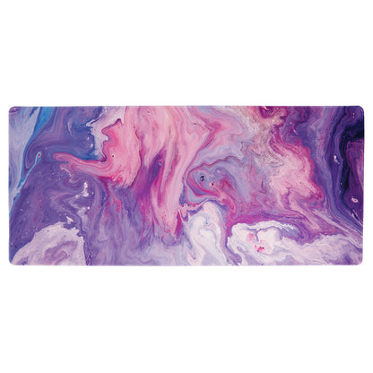 Desktop and Workstation Mat | Purple Marble