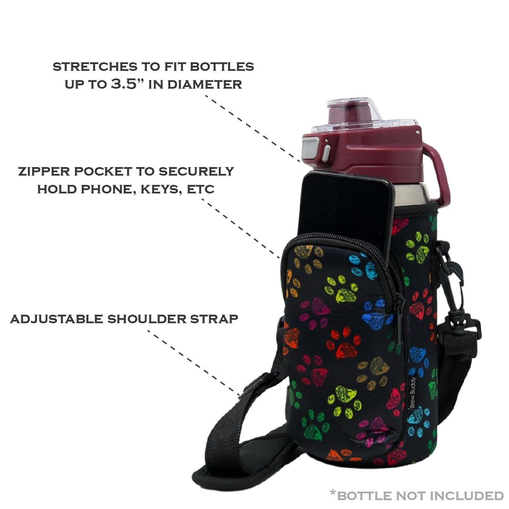 Cross Body Bag Bottle Holder | Paws