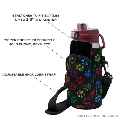 Cross Body Bag Bottle Holder | Paws