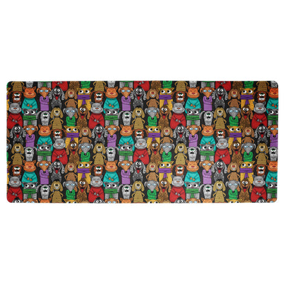 Desktop and Workstation Mat | Furry Friends