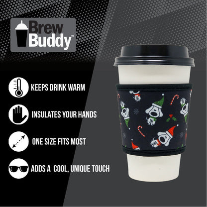 Hot Coffee Insulated Drink Sleeve | Christmas K-9