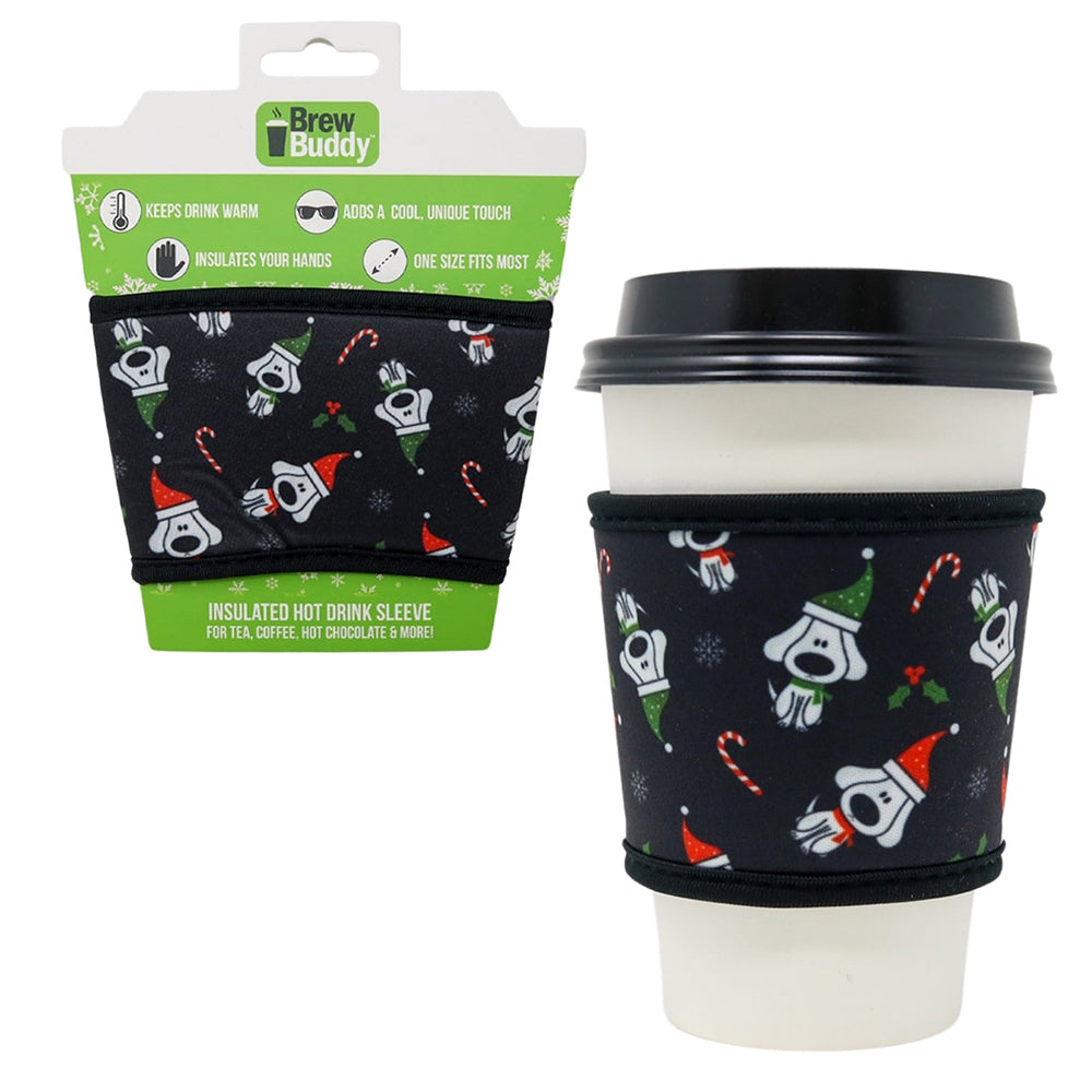 Hot Coffee Insulated Drink Sleeve | Christmas K-9