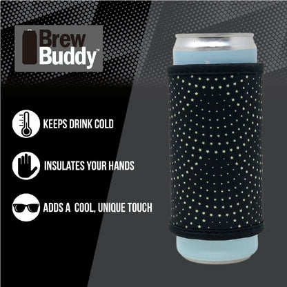 Insulated Skinny Can Drink Sleeve | Starry Night