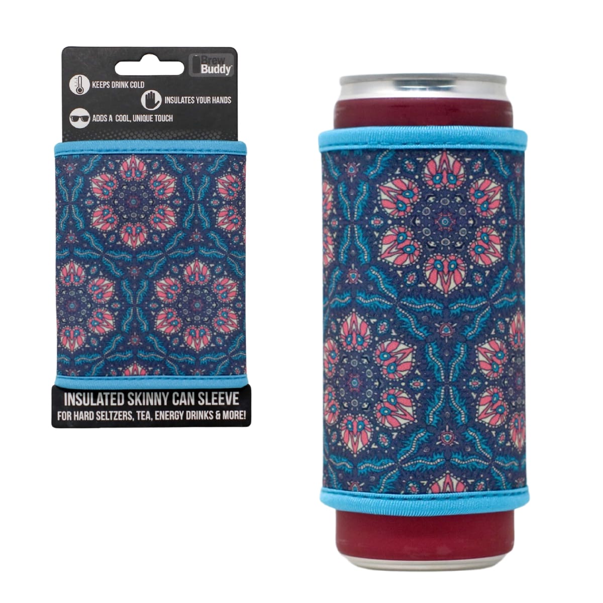 Thermal insulated skinny can sleeve. For white claws, Truly, Bud light seltzers and most skinny cans.