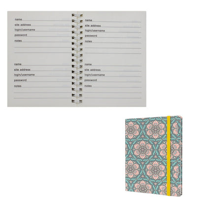 Password + Username Log Book | Boho