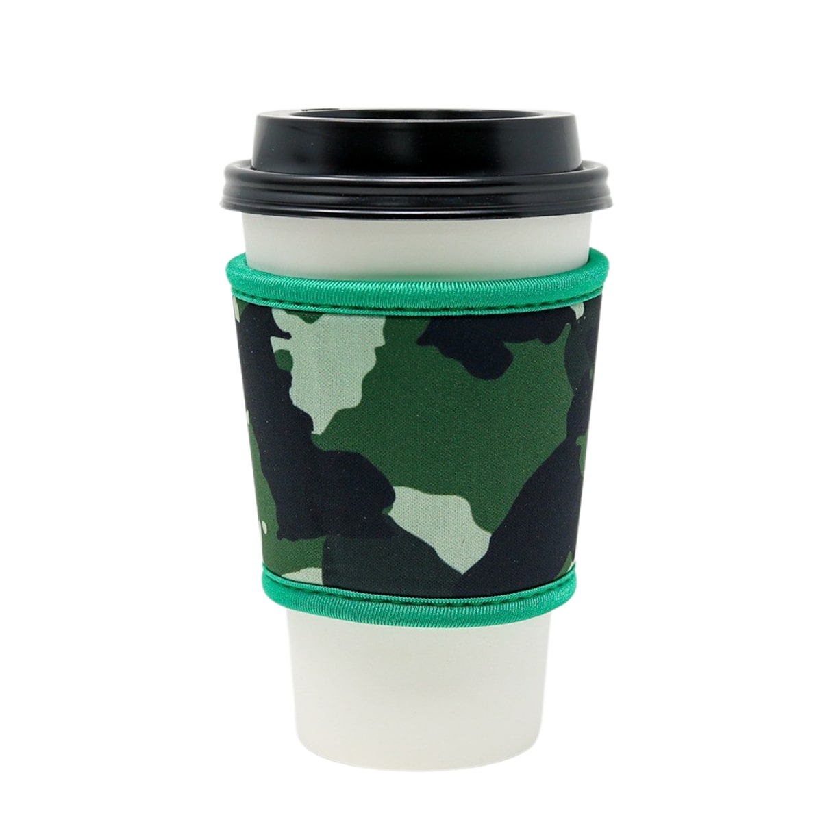 Thermal insulated coffee cup hot sleeve used for Starbucks, McDonalds, and more.