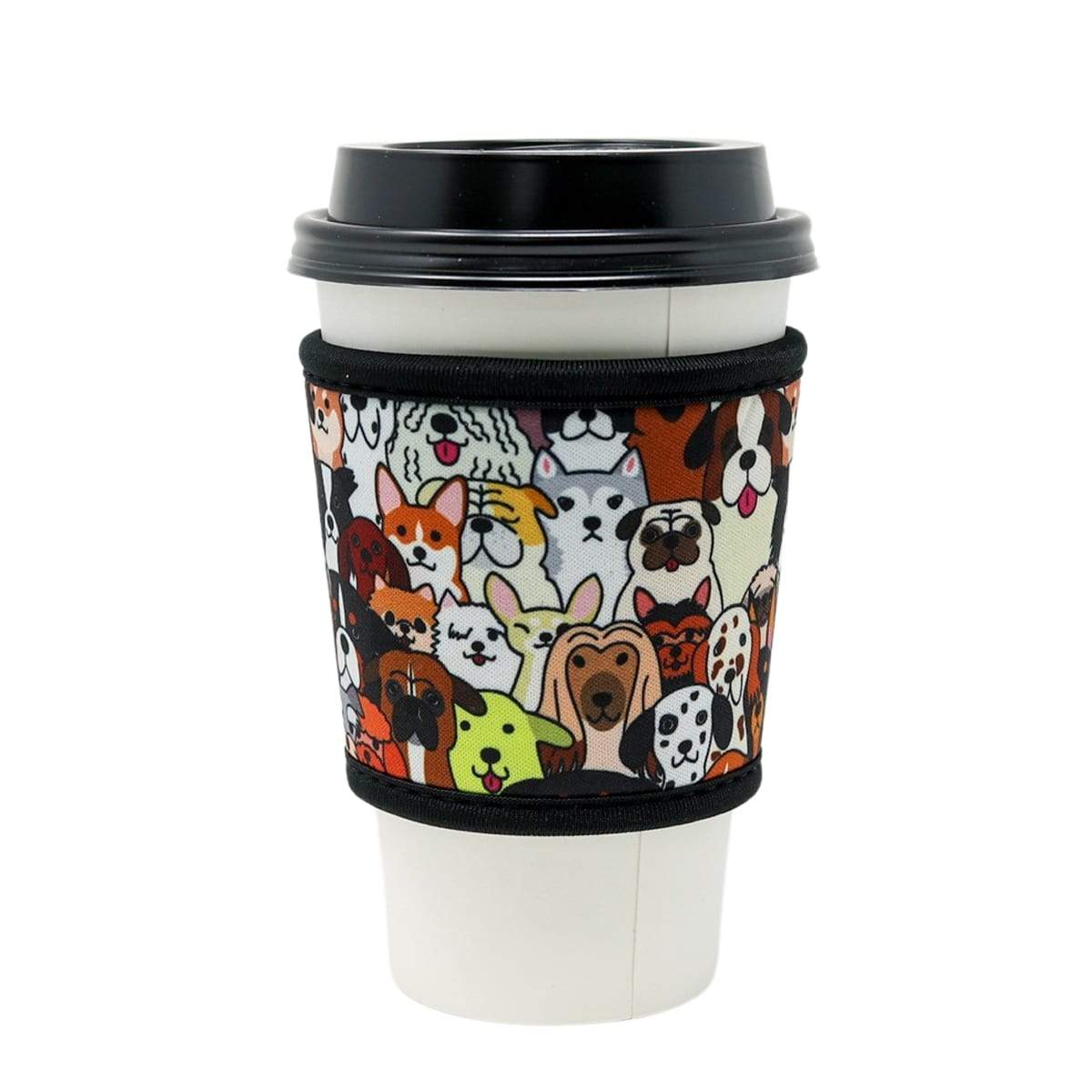 Thermal insulated coffee cup hot sleeve used for Starbucks, McDonalds, and more.