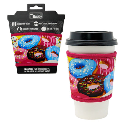 Thermal insulated coffee cup hot sleeve used for Starbucks, McDonalds, and more.