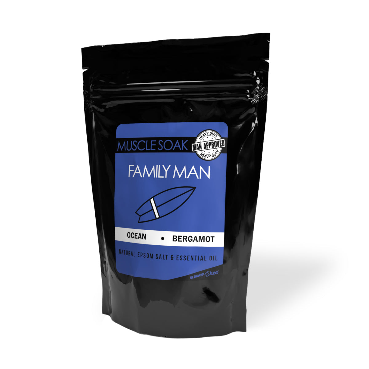 Natural Muscle Soak | Family Man (Ocean + Bergamot)