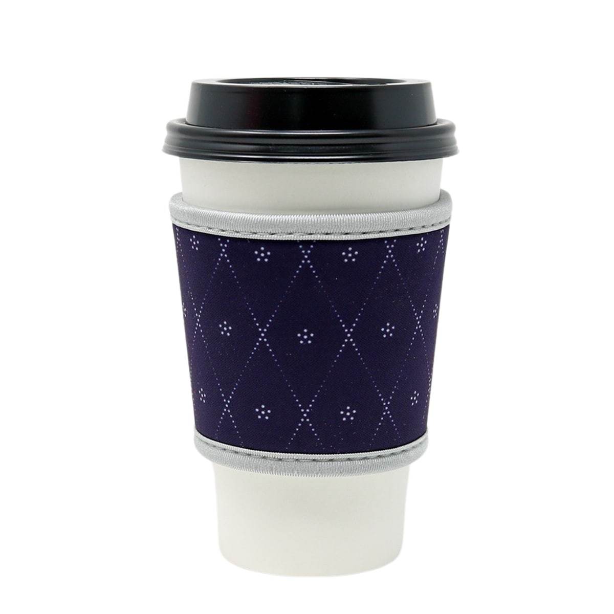 Thermal insulated coffee cup hot sleeve used for Starbucks, McDonalds, and more.