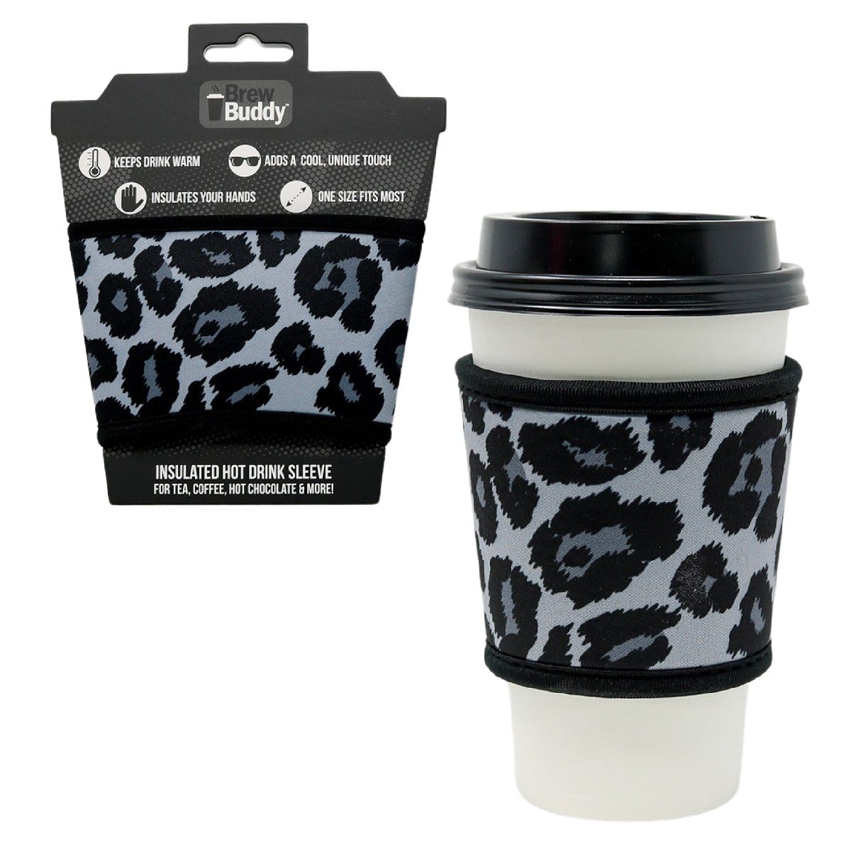 Thermal insulated coffee cup hot sleeve used for Starbucks, McDonalds, and more.