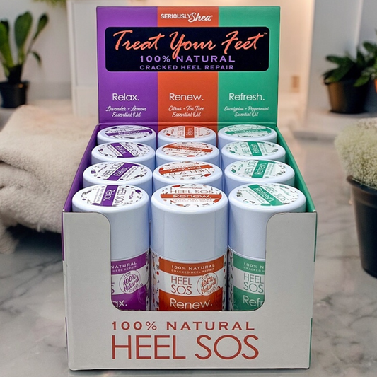 Heel SOS Display | 100% Natural