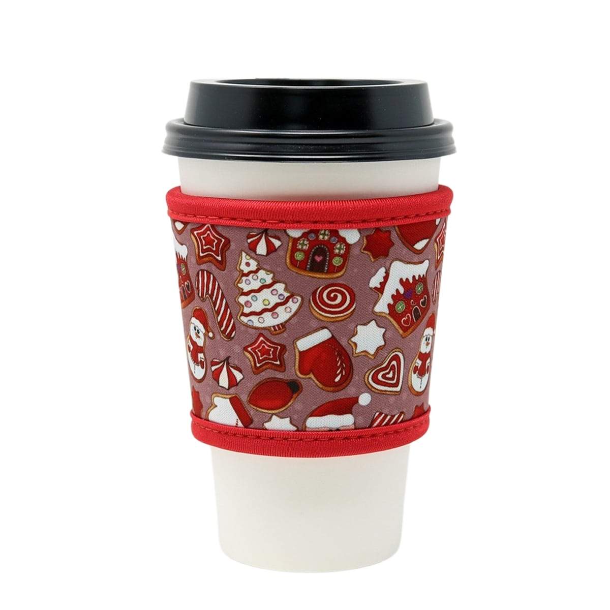 Thermal insulated coffee cup hot sleeve used for Starbucks, McDonalds, and more.