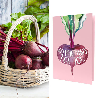 My Heart Beets For You | Beet Seeds Inside