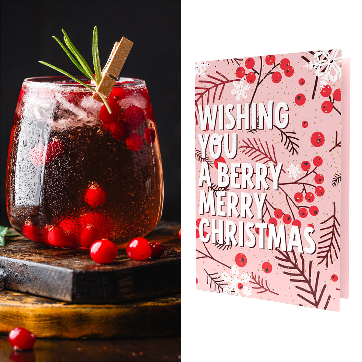 Wishing You a Berry Christmas | Cranberry Seeds Inside