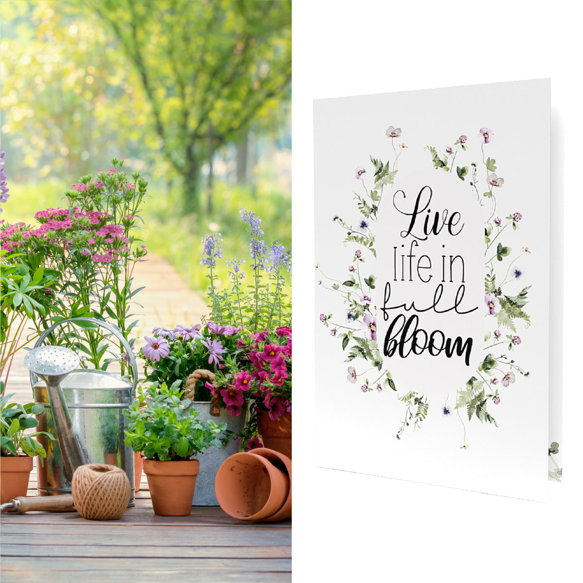 Live Life In Full Bloom Bouquet | Heirloom Wildflower Seeds Inside