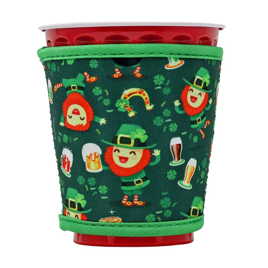 Thermal neoprene insulated red solo cup sleeve.