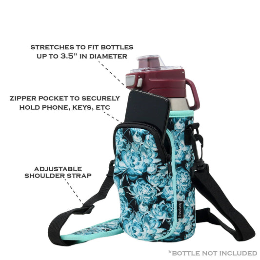 Cross Body Bag Bottle Holder | Peony