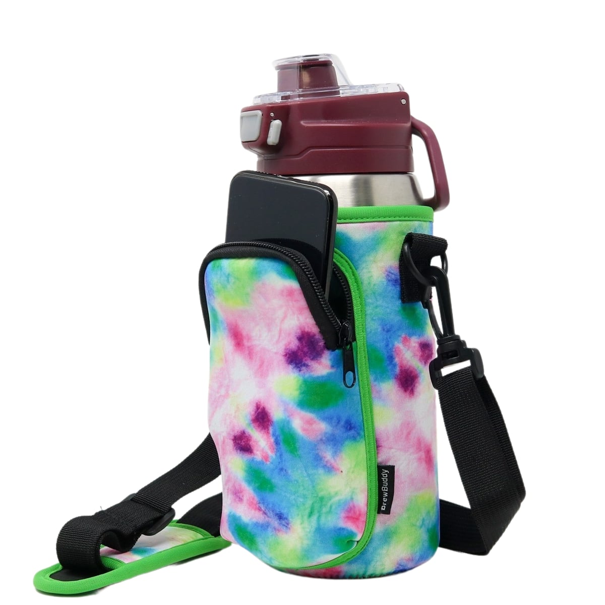 Cross Body Bag Bottle Holder | Tie Dye