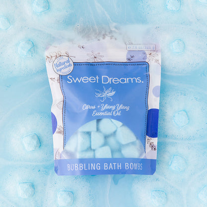 Bubbling Bath Bombs | Sweet Dreams (Citrus + Ylang Ylang)