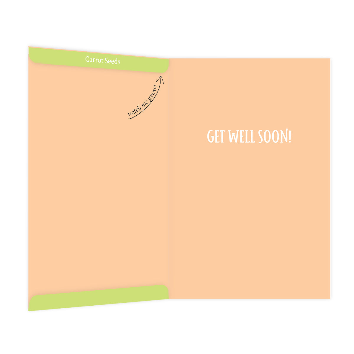 We're Rooting for You Get Well Soon| Carrot Seeds Inside