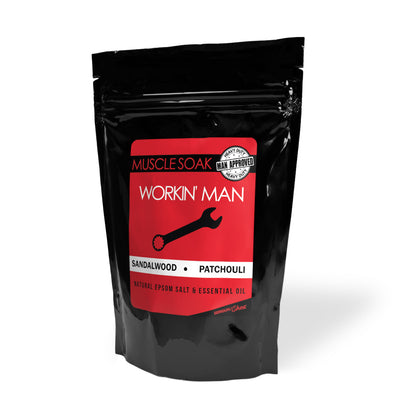 Natural Muscle Soak | Workin' Man (Sandalwood + Patchouli)