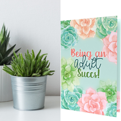 Being An Adult Succs | Large Variety Succluent Seed Mix Inside