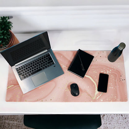 Desktop and Workstation Mat | Pink Marble - Shop Jory
