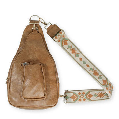 Hailey Crossbody Sling Bag | Sand - Shop Jory