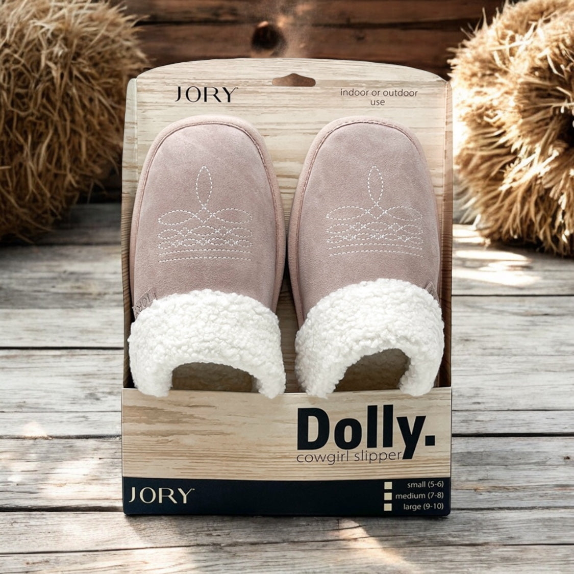 Dolly Cowgirl Indoor/Outdoor Slipper - Blossom