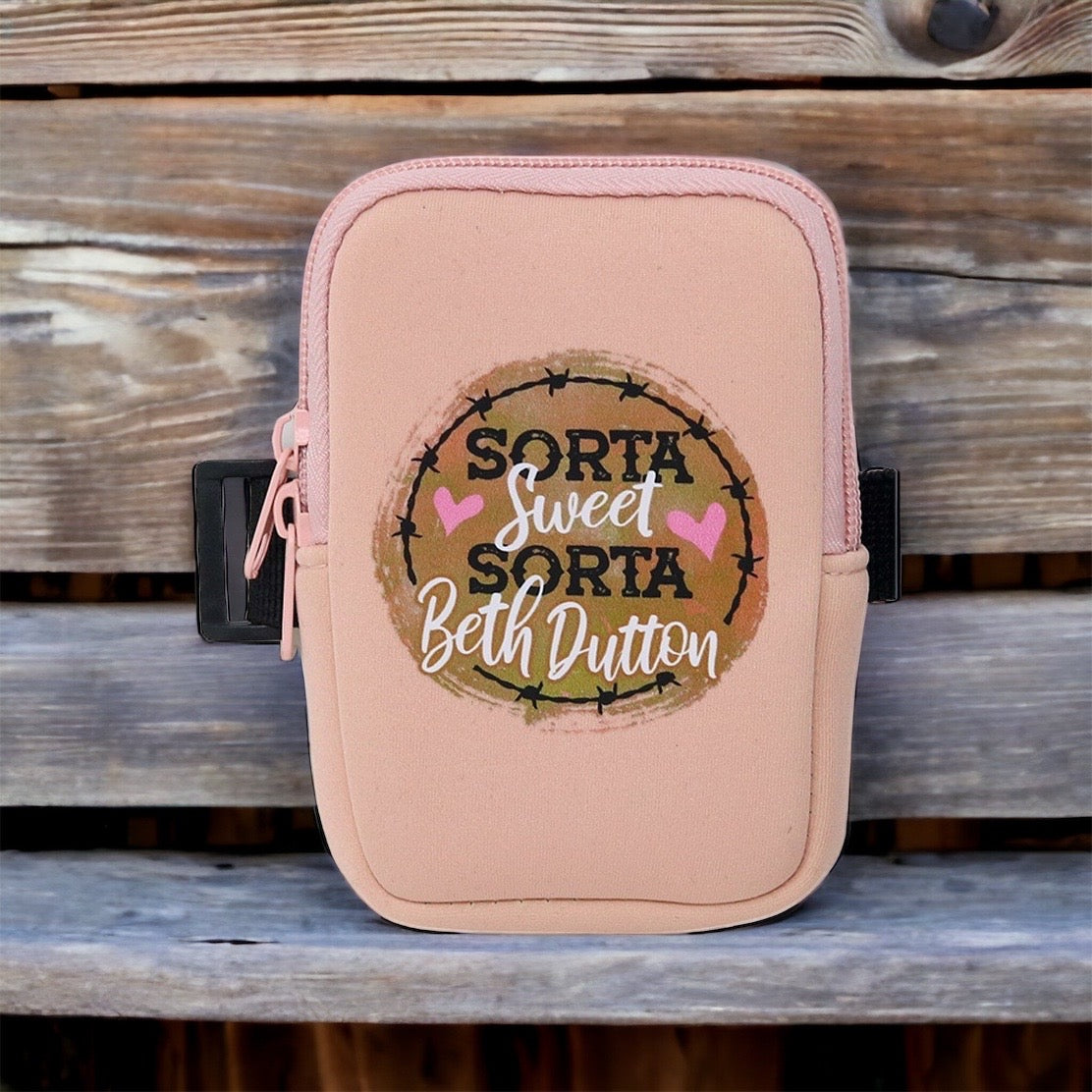 Tumbler Zippered Carry Pouch | Sorta Sweet Sorta Beth Dutton